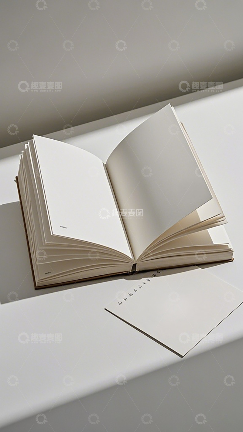 高清大图下载【趣麦麦图】简约书页静物摄影