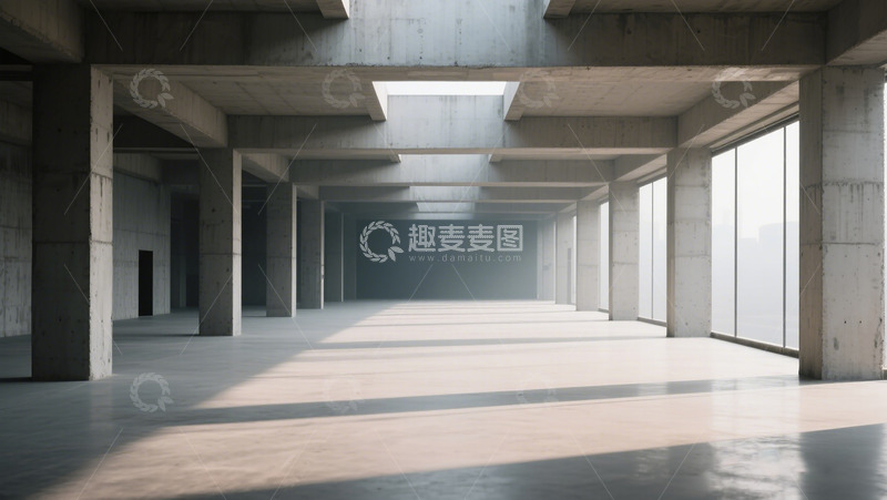 高清大图下载【趣麦麦图】现代建筑内部空间渲染图