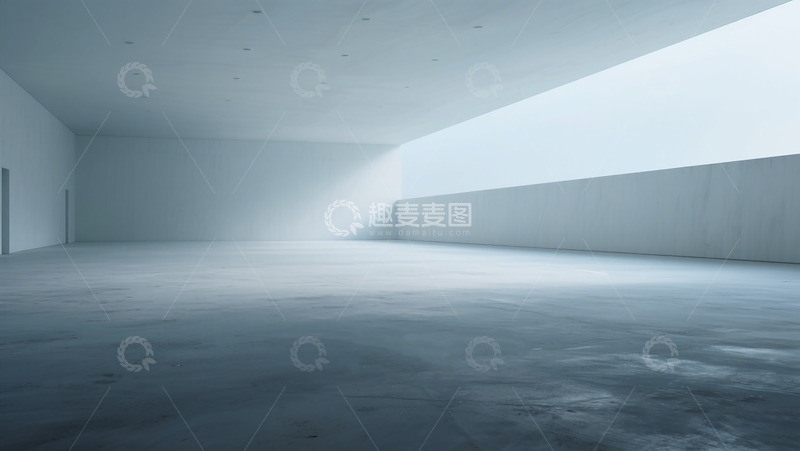 高清大图下载【趣麦麦图】极简空旷现代室内空间