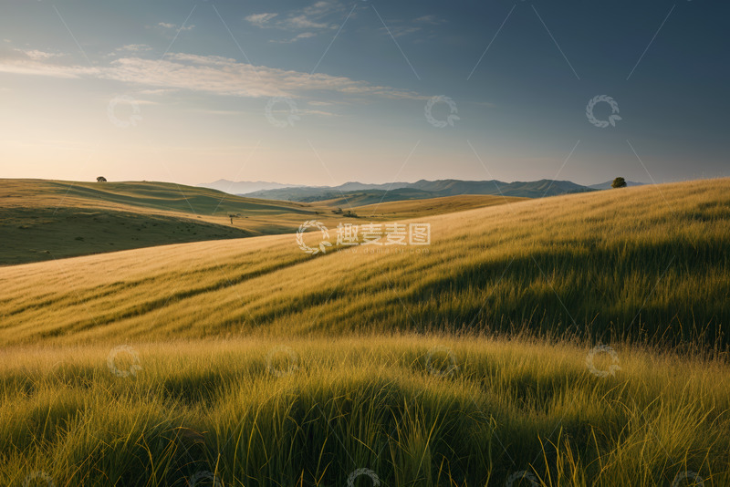 高清大图下载【趣麦麦图】广袤草原自然风光