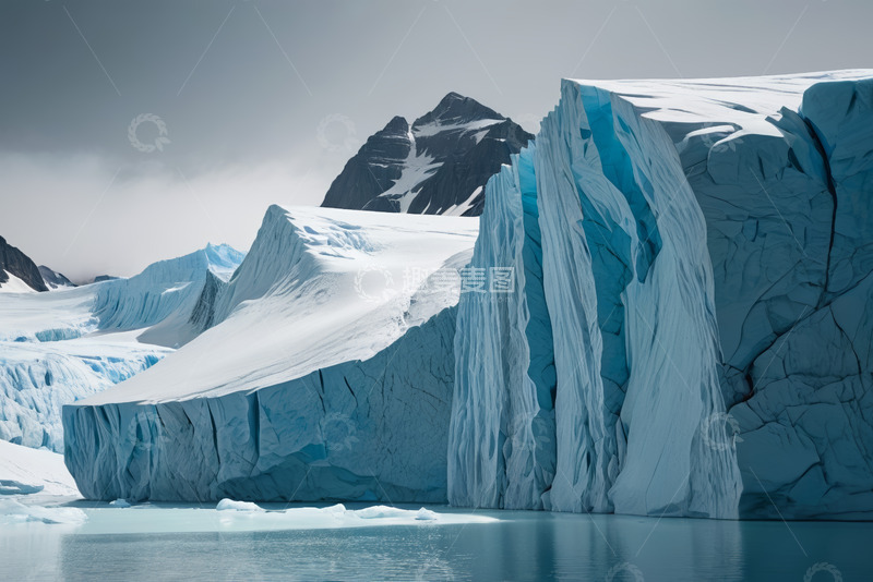 高清大图下载【趣麦麦图】冰川冰山海景风光