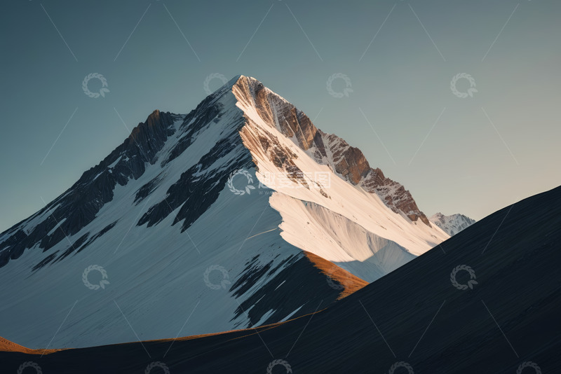 高清大图下载【趣麦麦图】雪山自然风光