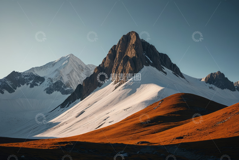 高清大图下载【趣麦麦图】雪山与山地景观