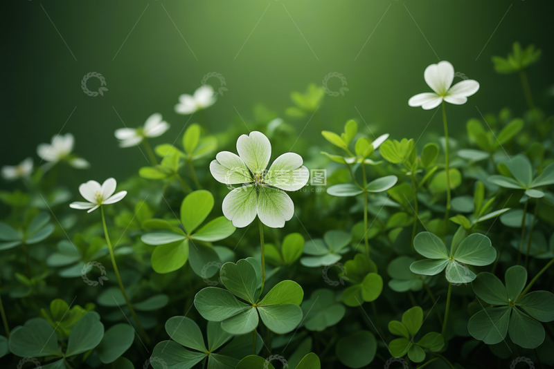 高清大图下载【趣麦麦图】三叶草植物特写