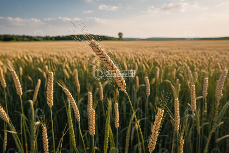 高清大图下载【趣麦麦图】麦田自然风光全景