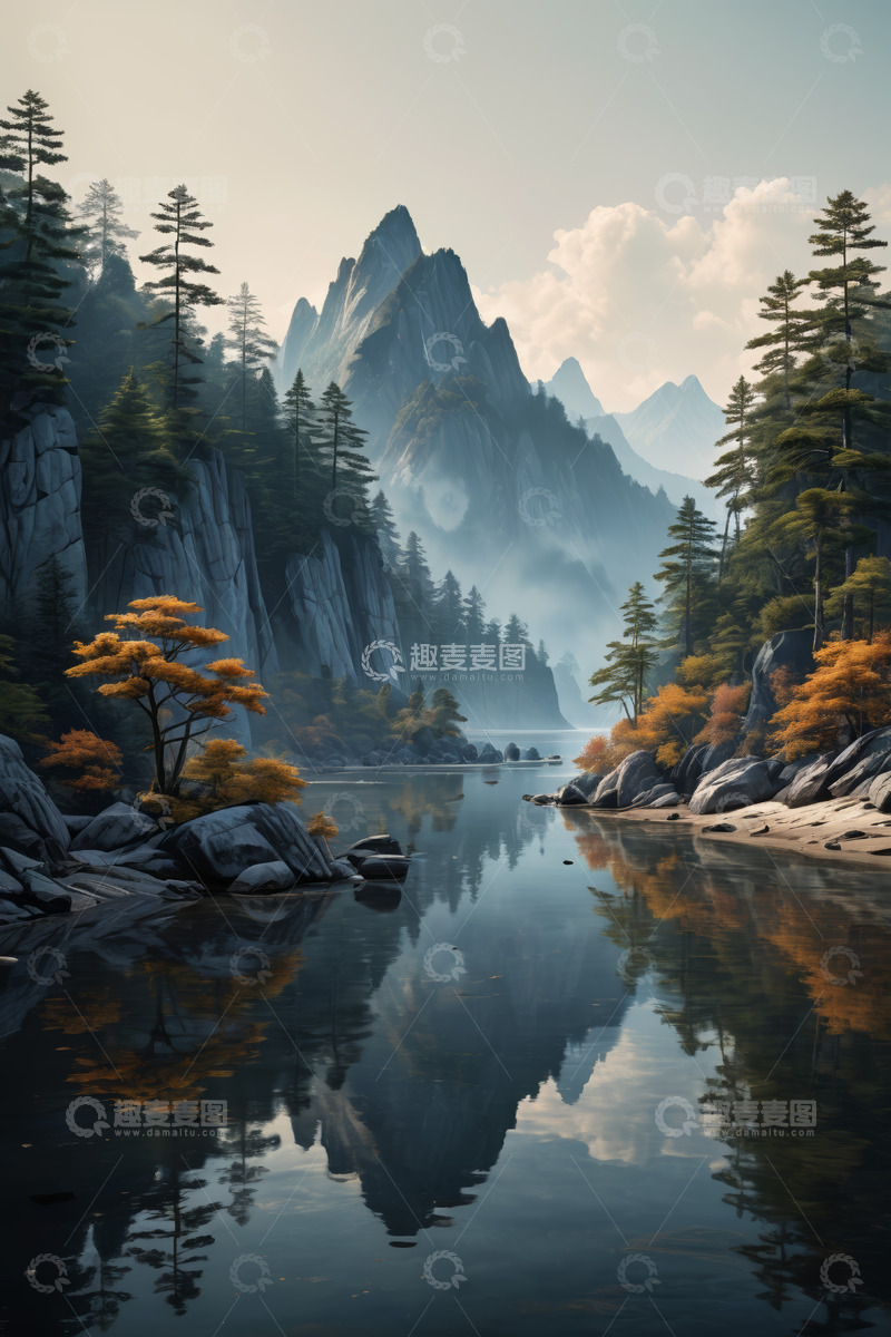 高清大图下载【趣麦麦图】山水森林自然风光