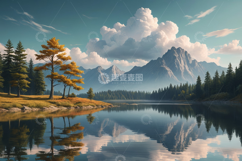 高清大图下载【趣麦麦图】山水湖泊自然风光美景