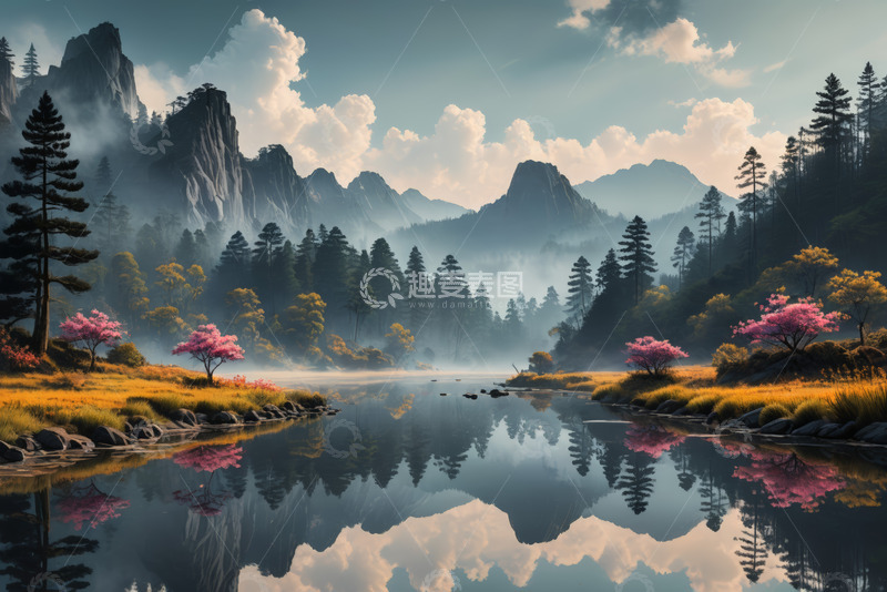 高清大图下载【趣麦麦图】山水森林自然风光景色