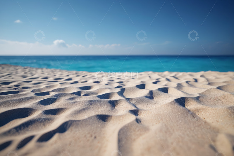 高清大图下载【趣麦麦图】沙滩与海洋近景画面