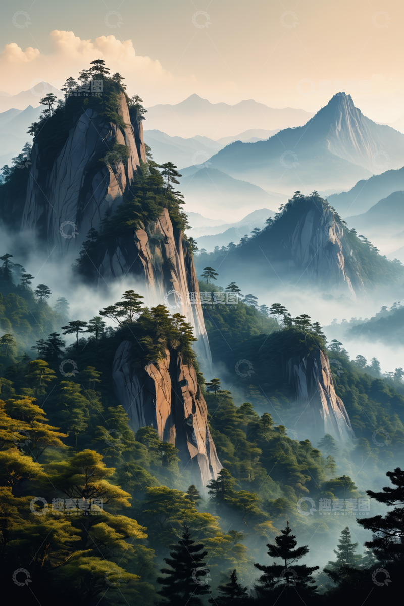 高清大图下载【趣麦麦图】中国山峦自然风光