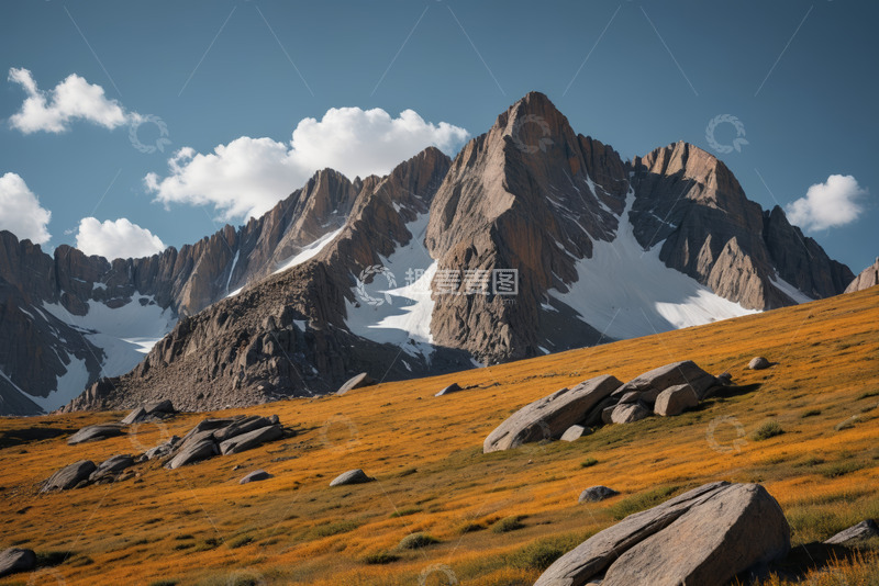 高清大图下载【趣麦麦图】高山草甸自然风光