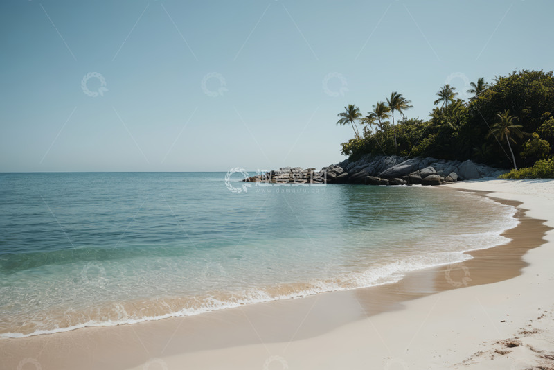 高清大图下载【趣麦麦图】热带海滩海岸线风光
