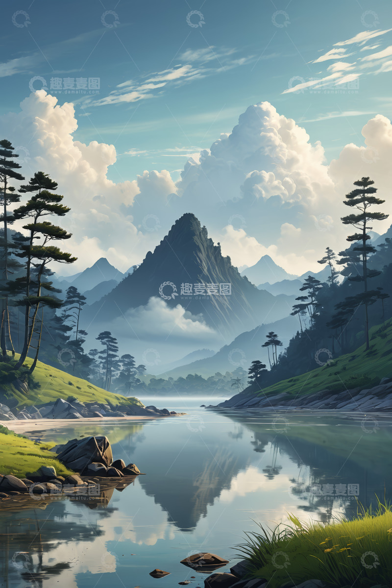 高清大图下载【趣麦麦图】山水森林自然风光景色