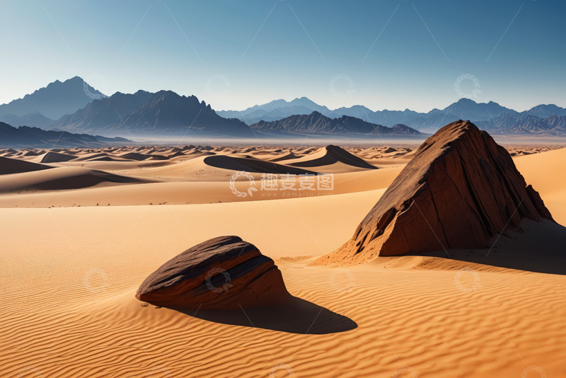 高清大图下载【趣麦麦图】沙漠自然风光与岩石景观