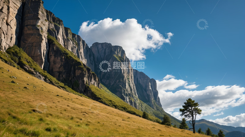 高清大图下载【趣麦麦图】高山草甸自然风光