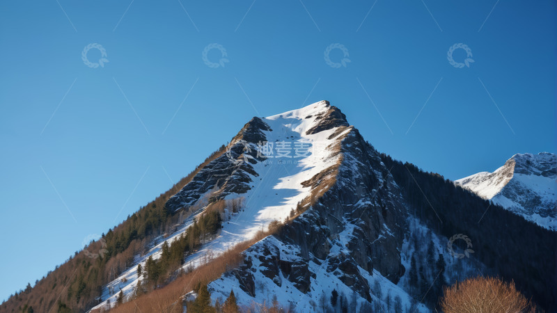 高清大图下载【趣麦麦图】雪山自然风光