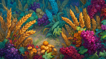 彩色蘑菇丛林探秘