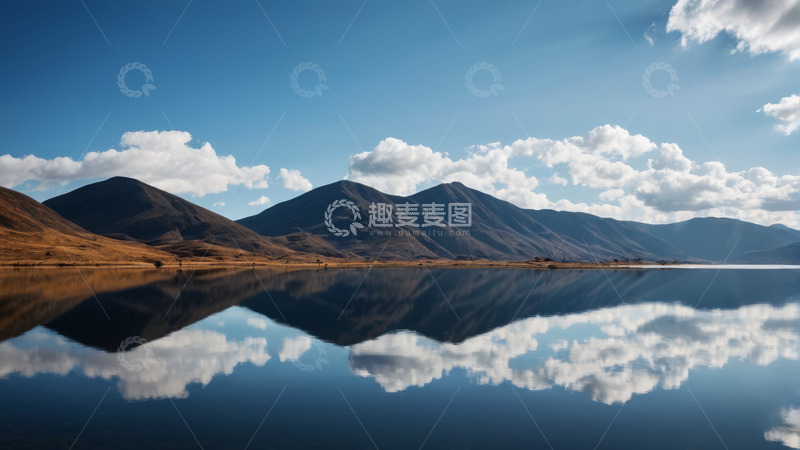 高清大图下载【趣麦麦图】山水倒影自然风光全景