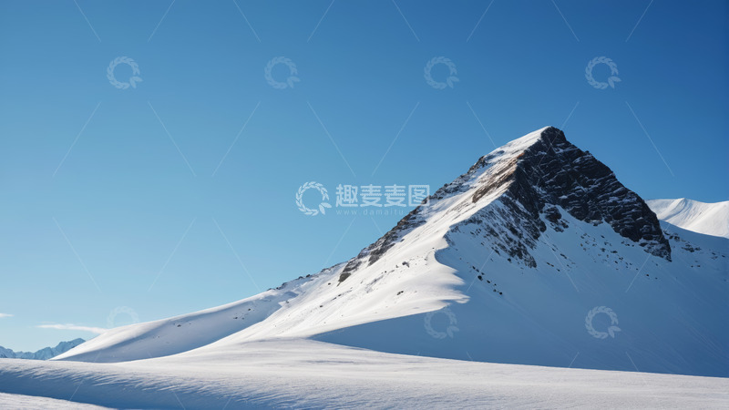 高清大图下载【趣麦麦图】雪山自然景观