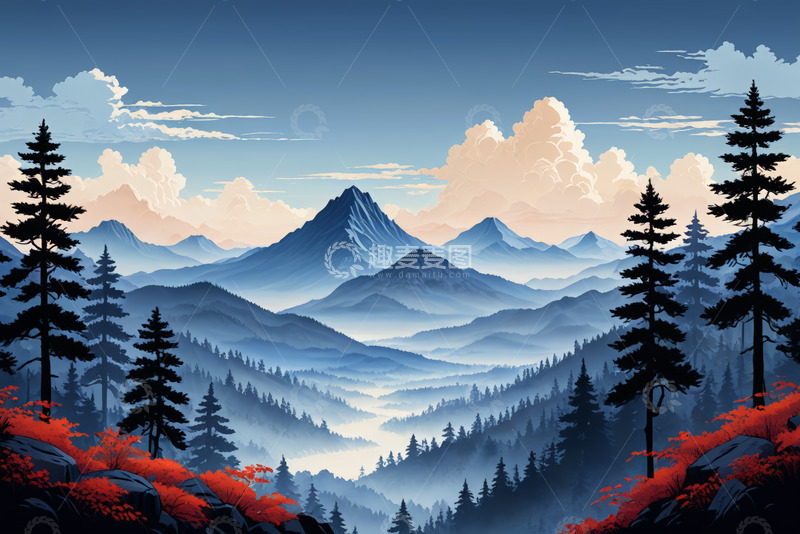 高清大图下载【趣麦麦图】山林间的自然风光