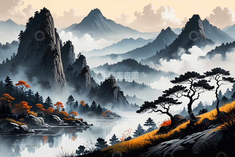 高清大图下载【趣麦麦图】山水森林自然风光景色