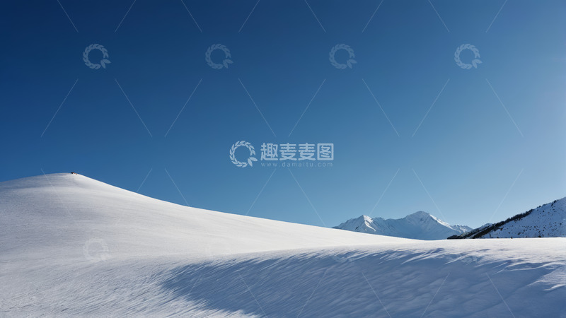 高清大图下载【趣麦麦图】雪山雪景自然风光