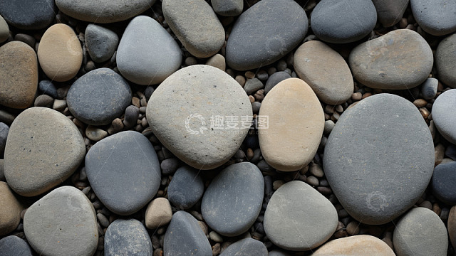鹅卵石特写自然景观