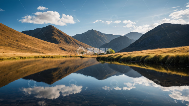 高清大图下载【趣麦麦图】山水相映的自然风光