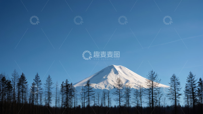 高清大图下载【趣麦麦图】日本富士山自然风光