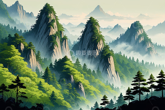 山林景观自然风光