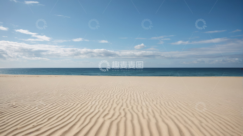 高清大图下载【趣麦麦图】沙滩海洋自然风光全景