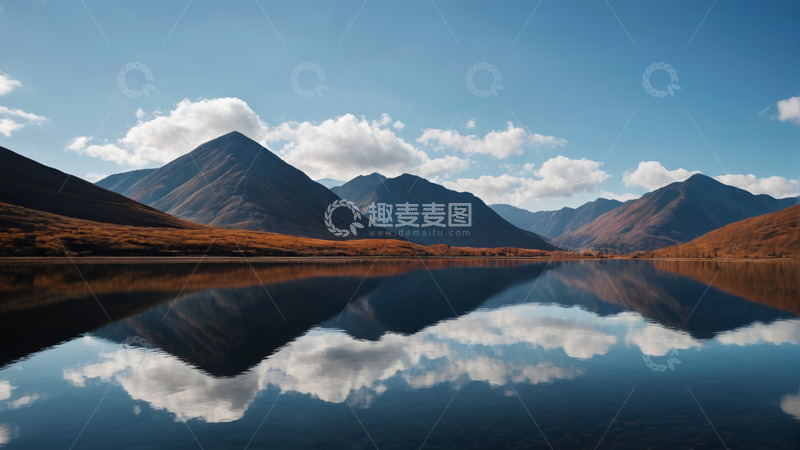 高清大图下载【趣麦麦图】山水相映的自然风光