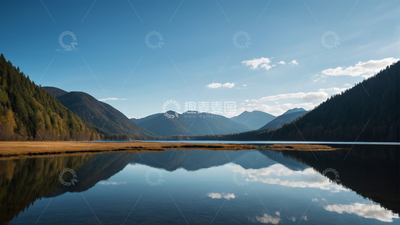 高清大图下载【趣麦麦图】山水湖泊森林自然风光