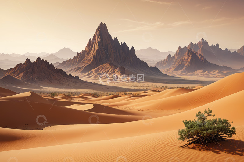 高清大图下载【趣麦麦图】沙漠自然风光全景