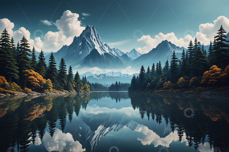 高清大图下载【趣麦麦图】山水森林自然景观