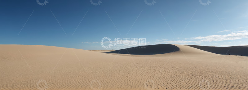 高清大图下载【趣麦麦图】广阔沙漠沙丘自然风光