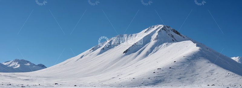 高清大图下载【趣麦麦图】雪山全景自然风光
