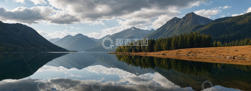 高清大图下载【趣麦麦图】山水森林湖泊自然风光