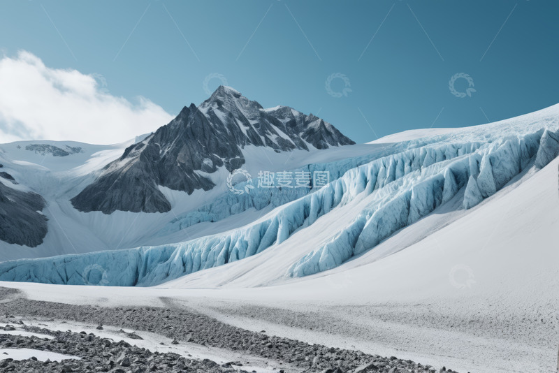 高清大图下载【趣麦麦图】雪山冰川自然景观