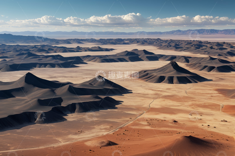 高清大图下载【趣麦麦图】沙漠沙丘全景自然风光