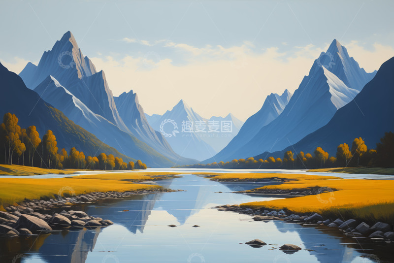 高清大图下载【趣麦麦图】山川河流自然风景