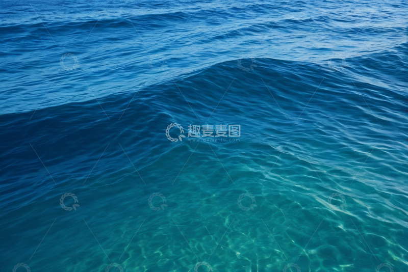 高清大图下载【趣麦麦图】蓝色海洋海水波浪画面