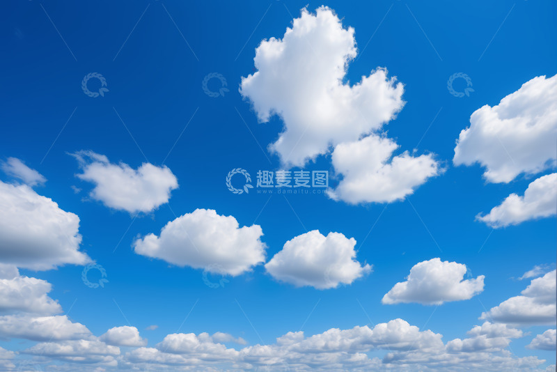 高清大图下载【趣麦麦图】蓝天白云自然景观