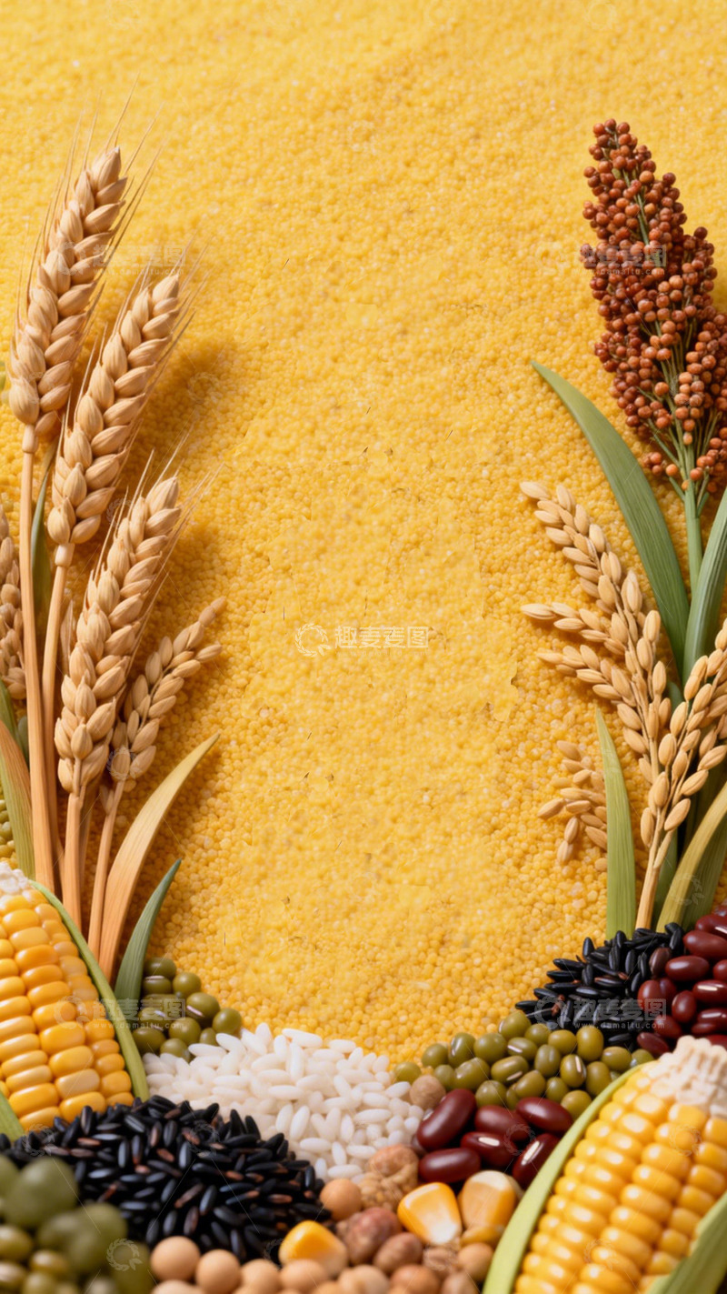 高清大图下载【趣麦麦图】丰收谷物静物摄影