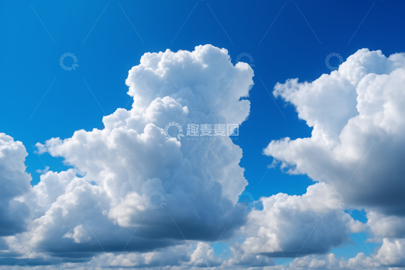 高清大图下载【趣麦麦图】蓝天白云自然景观素材