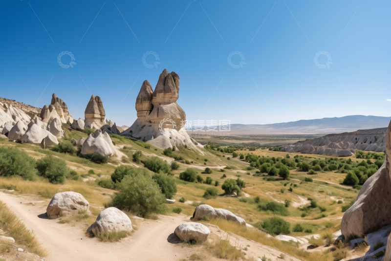 高清大图下载【趣麦麦图】土耳其独特岩石地貌自然风光