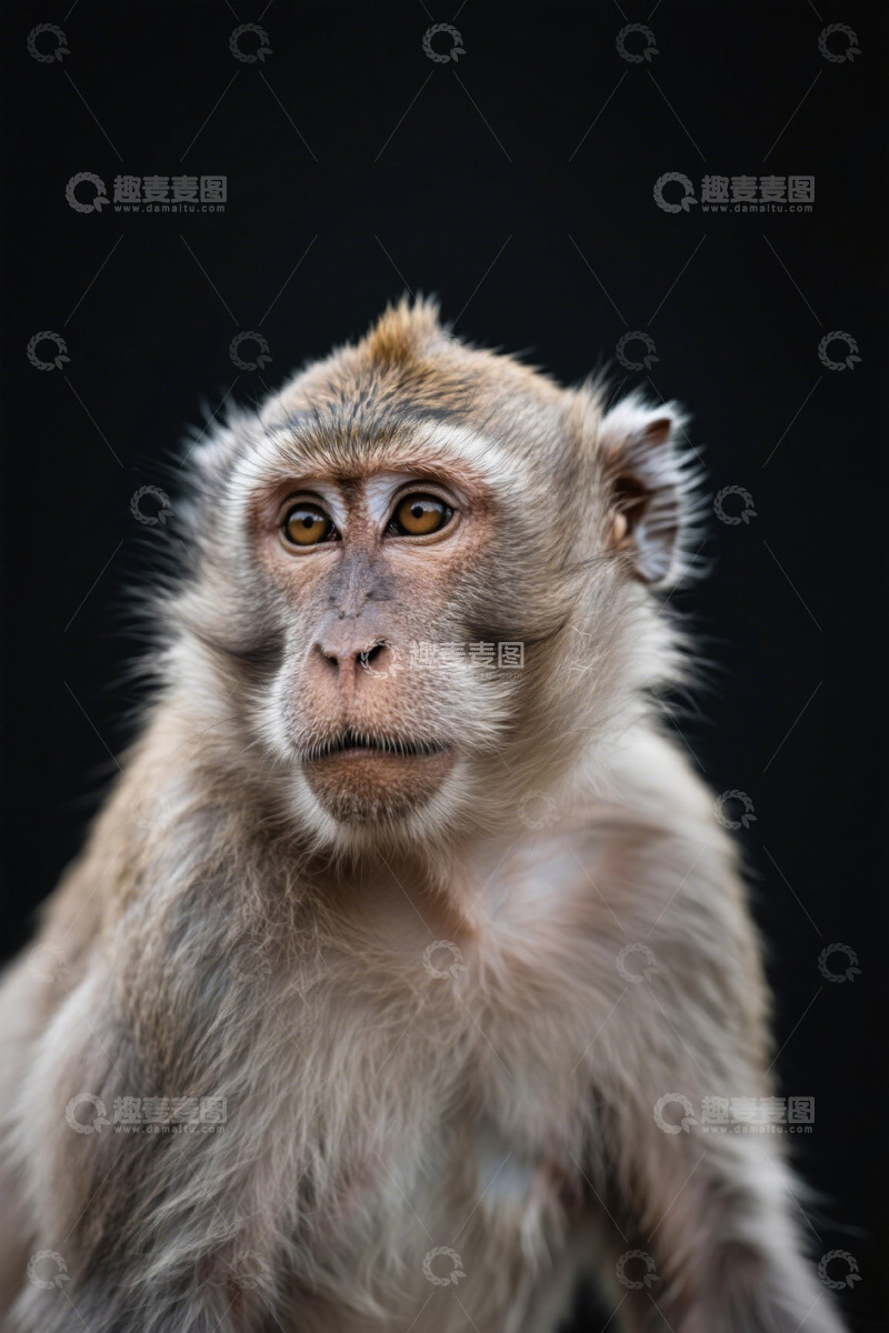 高清大图下载【趣麦麦图】猴子特写素材