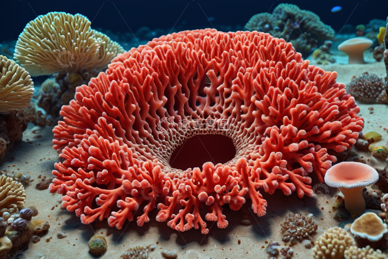 高清大图下载【趣麦麦图】海底珊瑚特写