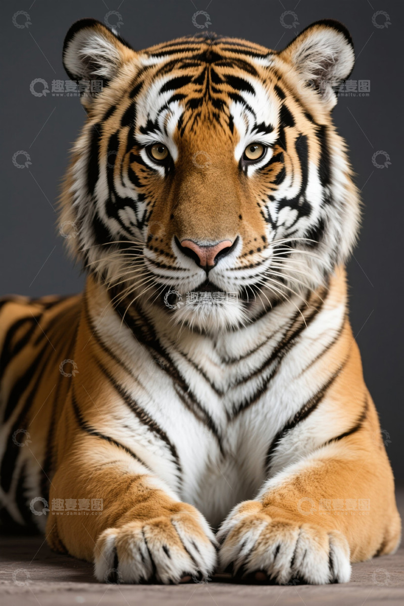 高清大图下载【趣麦麦图】老虎特写近景