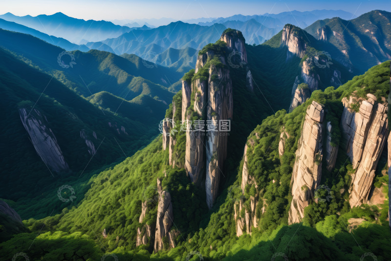 高清大图下载【趣麦麦图】连绵山脉自然风光全景